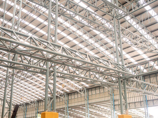 Hall Roof steel structure the modern design.