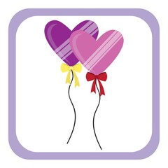 heart shaped balloons