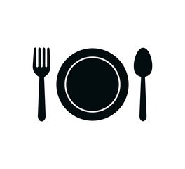 Restaurant icon vector logo design template