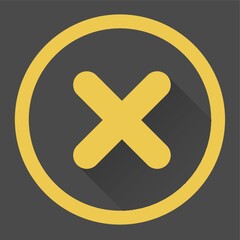 Obraz premium cancel button