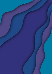 Abstrack background for business advertising, paper cut background.