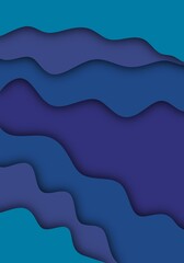 Abstrack background for business advertising, paper cut background.