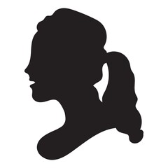 silhouette of a woman