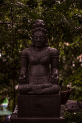 Statue of Hindu goddess in the jungle of Nha Trang, Vietnam