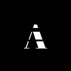 Intial A logo design