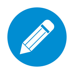 pencil icon image, block style