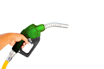 Nozzle red green yellow orange color fuel gasoline dispenser hand held separator