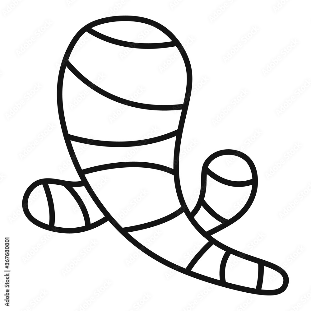 Poster ginger icon. outline ginger vector icon for web design isolated on white background