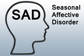 SAD - mental concept