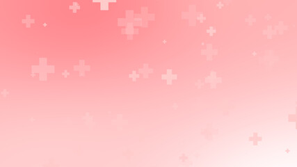 Medical health red cross pattern background. Abstract healthcare for World Blood Donor Day.