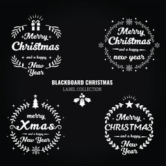 black and white christmas designs vector illustrations