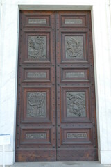 Tor zur Basilica San Paolo fuori le Mura in Rom, Italien