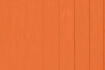 Abstract Background of Rustic Wooden Boards Painted Orange