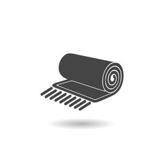 Carpet icon with shadow