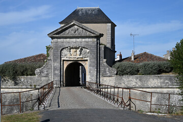Porte de Saint Martin de Ré sur l'ile de Ré