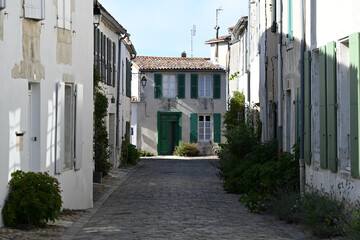 ruelle à Saint Martin sur l'ile de Ré