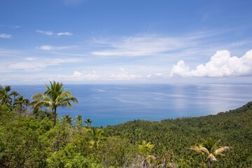 Fototapeta na wymiar tropical island scenery landscape and seascape 