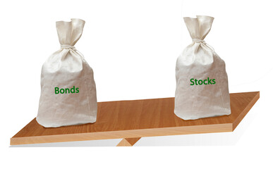  Balance between stocks and bonds in portfolio