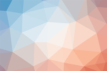 Obraz premium Multicolor polygon pattern. Low poly design 
