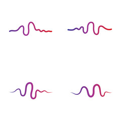 Audio technology, music sound waves vector icon