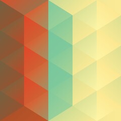 Obraz premium triangle faceted background