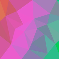 Fototapeta premium Colorful futuristic polygonal banner background