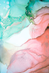 The picture is painted in alcohol ink. Abstract painting, can be used as a trendy background for wallpapers, posters, cards, invitations, websites.