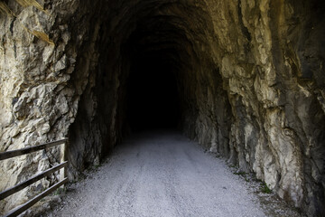 Deep stone tunnel