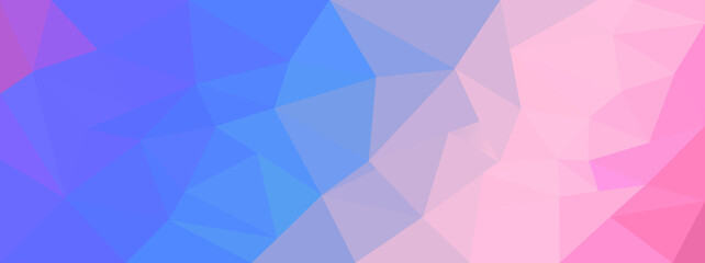 Obraz premium Low poly banner design background. Modern business banner background