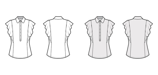 Download 15+ Mens Two-Buttons Baseball Jersey Mockup Back View Of ...