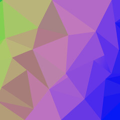 Obraz premium Colorful low poly structure backdrop