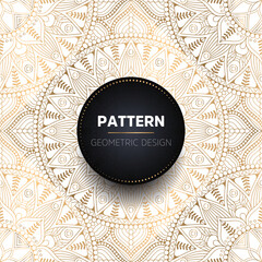 luxury ornamental mandala design background