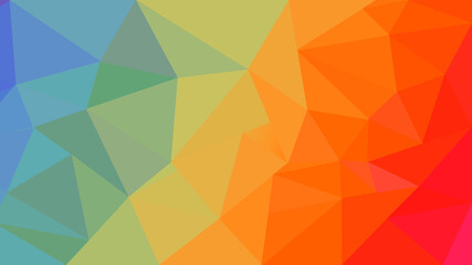 Abstract colorful polygonal background for banner concept