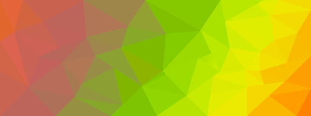 Obraz premium Abstract futuristic background with colorful triangles