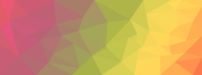 Obraz premium Business colorful geometric banner concept with low poly structure