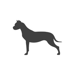 Dog Icon Pet Symbol Logo Template