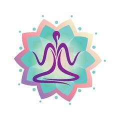 Fototapeta premium yoga easy pose