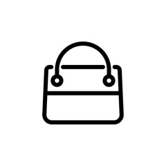 shopping bag icon vector design trendy