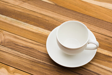 Close up cleaning coffee cup on the morning with microfiber cloth,Close up woman hand cleaning coffee cup on the 