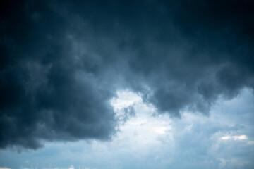 Dark and Dramatic Storm Clouds Area Background