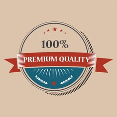 premium quality label