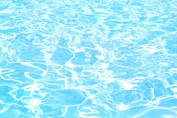 Fototapeta na wymiar Swimming pool with clear water as background
