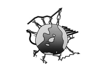 抽象的な地球の背景