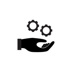 gears in hand