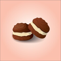 chocolate cream cookie