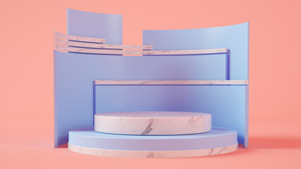 Product presentation 3d rendering