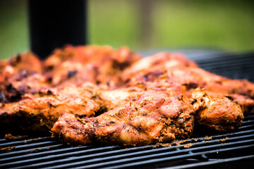 BBQ Chicken on a hot summer weekend