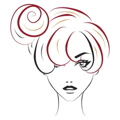 woman hairstyle
