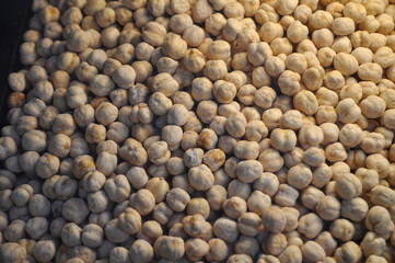 dried chickpeas food background