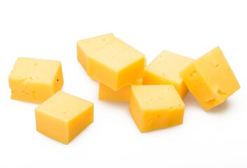 Cubes of Yellow Cheese
